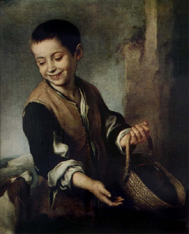 Bartolome Esteban Murillo Boy with A Dog oil painting picture